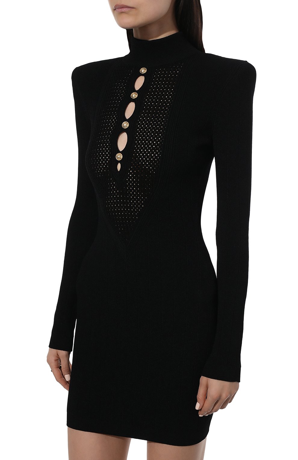 Платье из вискозы BALMAIN, арт. XF1R8430/KB07, фото 3