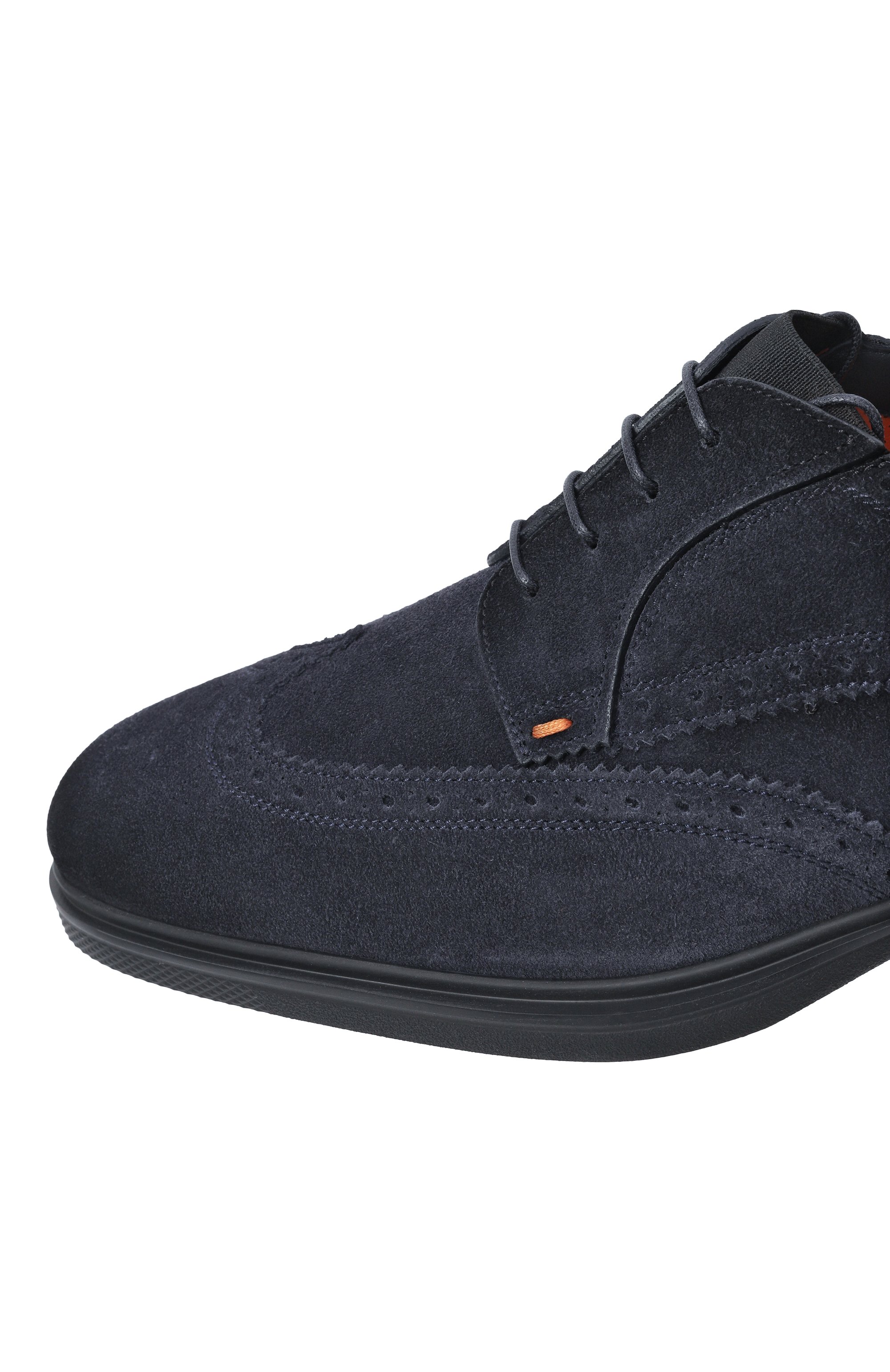 Замшевые дерби easy on SANTONI, арт. MGEG19033NEAXGEX, фото 7