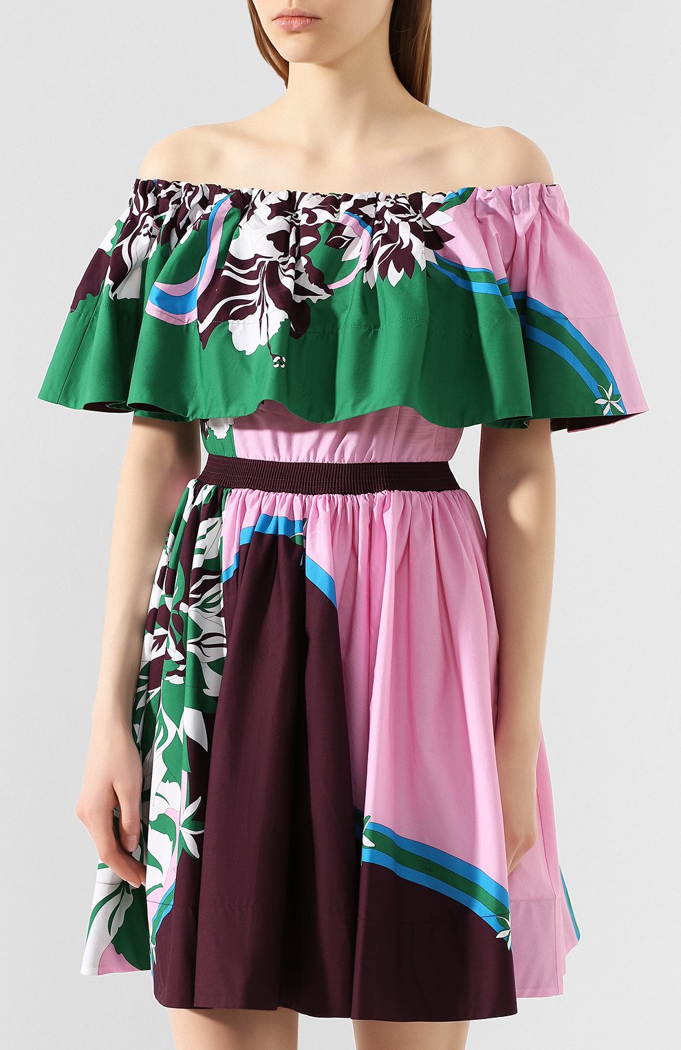 Хлопковое платье EMILIO PUCCI, арт. 0ERG45/0E862, фото 3
