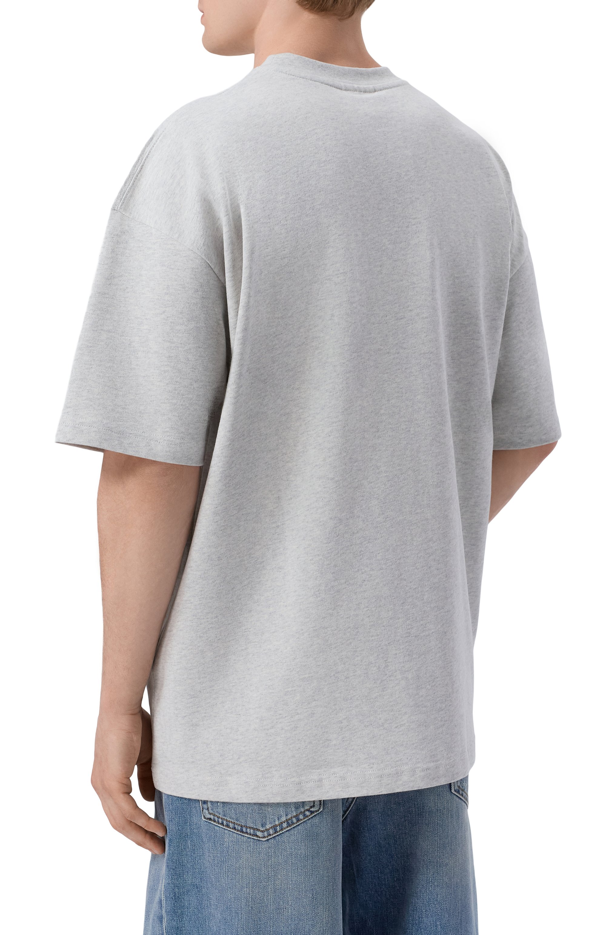 Хлопковая футболка PLANTA ROSA, арт. PR/T01/BLUE-CORRESPONDECE/220VELVET, фото 5