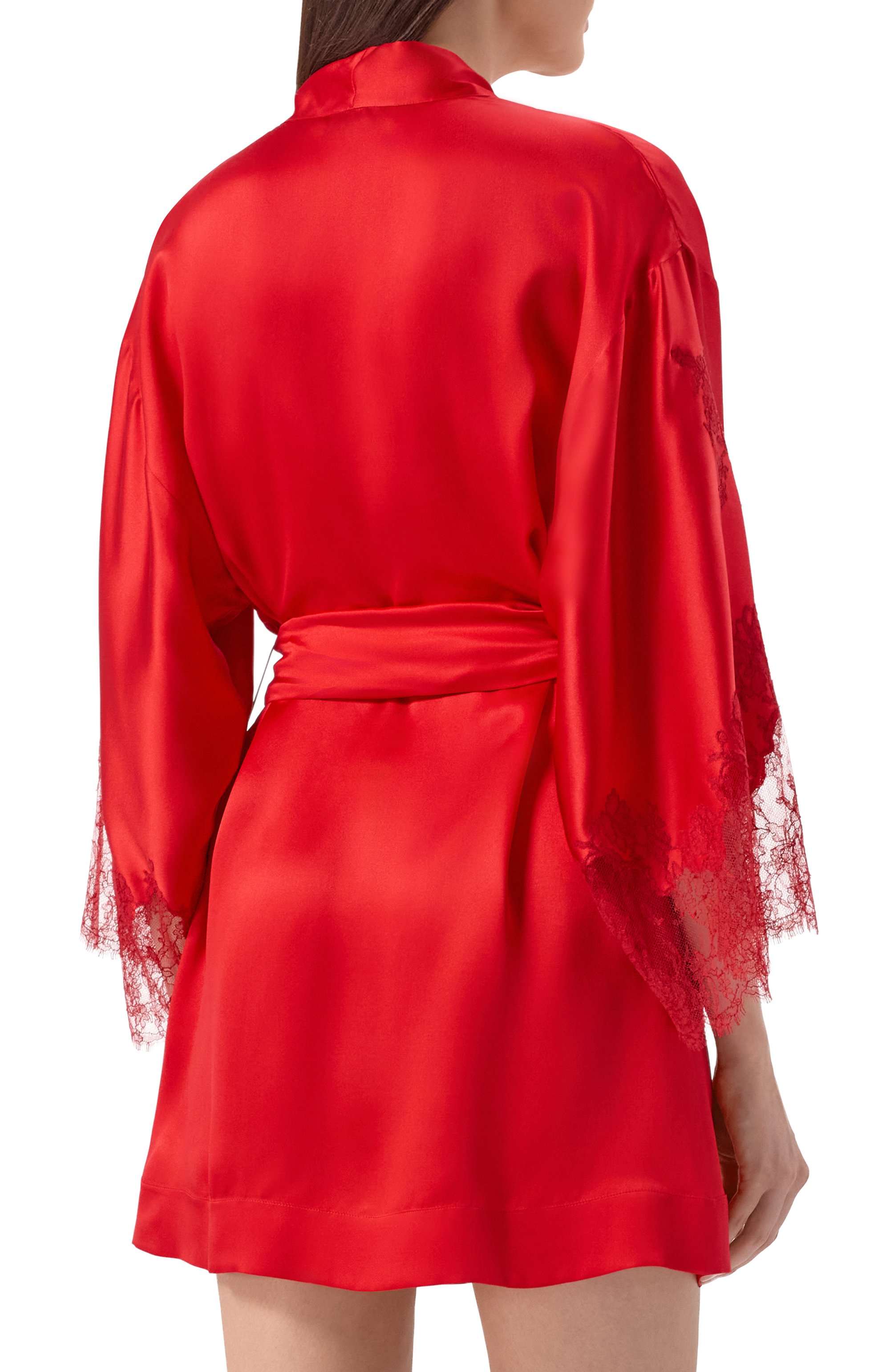 Шелковый халат CARINE GILSON, арт. EL0928DS, фото 4