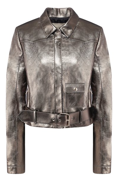 Кожаная куртка с поясом ELIE SAAB, арт. 9930, фото 1