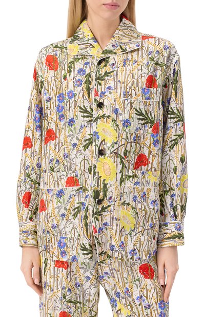 Пижама из вискозы и шелка BOTTEGA VENETA, арт. 817460/V52Y0, фото 3