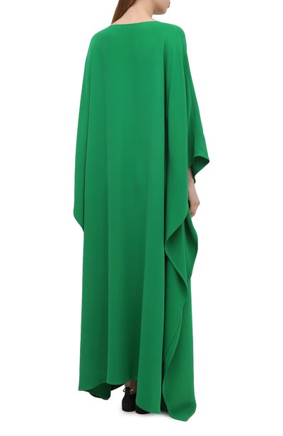 Шелковое платье-туника VALENTINO зеленого цвета по цене 599500 руб., арт. VB3VDBS01MM, фото 4 Шелковое платье-туника VALENTINO, арт. VB3VDBS01MM, фото 4