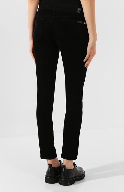 Брюки 7 FOR ALL MANKIND черного цвета по цене 28950 руб., арт. JSL4V640NJ, фото 4 Брюки 7 FOR ALL MANKIND, арт. JSL4V640NJ, фото 4