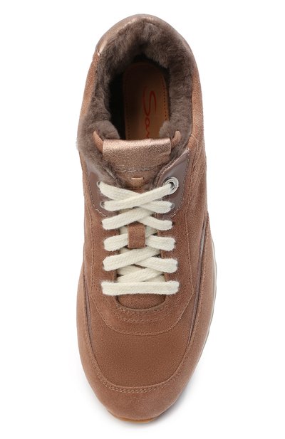 Замшевые кроссовки SANTONI, арт. WBFW60582PAVPFTHP45, фото 5