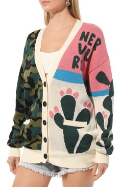 Кардиган из хлопка и шелка NERVURE, �арт. 10061, фото 3