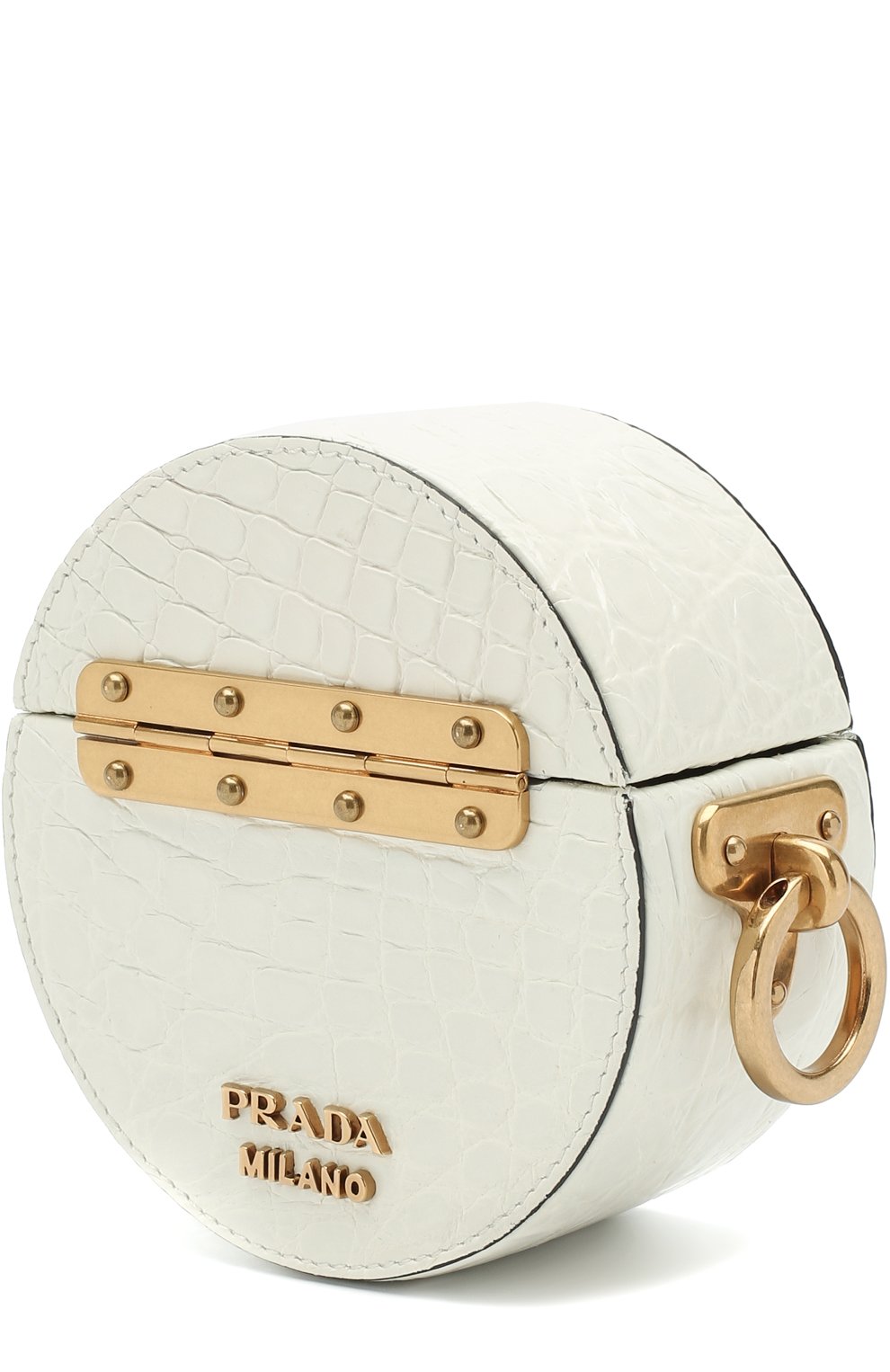 Сумка micro box из кожи крокодила PRADA, арт. 1BH063-2ALS-F0009-1, фото 4
