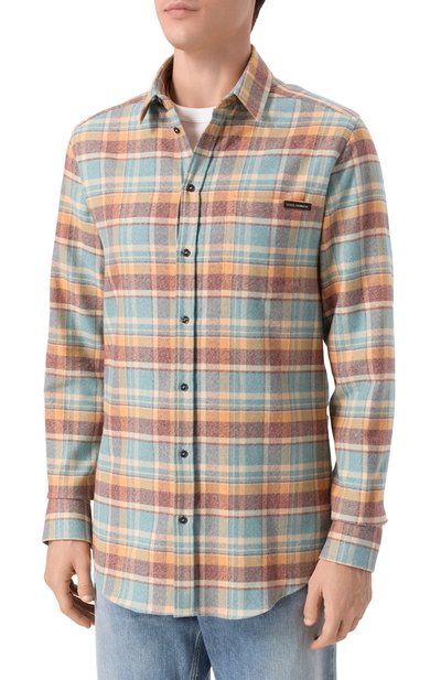 Хлопковая рубашка DOLCE & GABBANA, арт. G5JZ9T/FQ5ND, фото 3