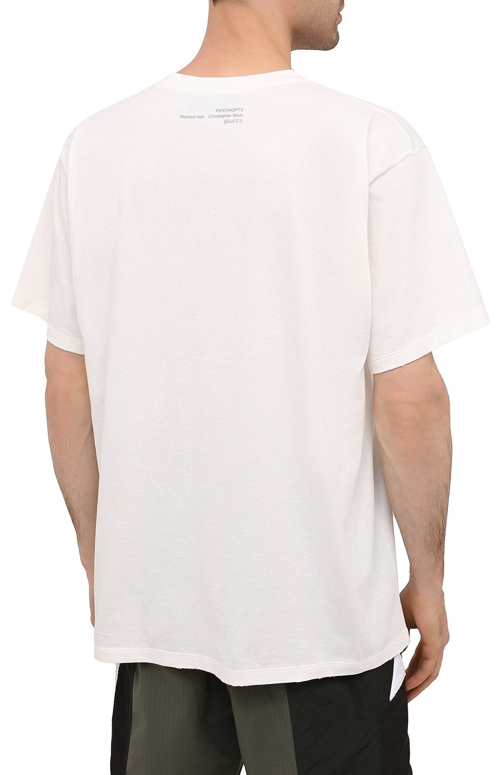 Хлопковая футболка GUCCI, арт. 616036/XJCXJ, фото 4