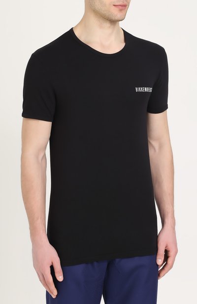 Комплект из двух хлопковых футболок с круглым вырезом DIRK BIKKEMBERGS, арт. B41308T48, фото 3