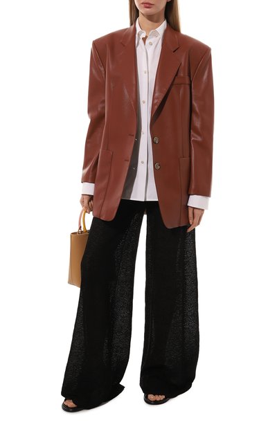 Брюки из вискозы AND THE BRAND черного цвета по цене 39480 руб., арт. S23-P022-1603-900, фото 2 Брюки из вискозы AND THE BRAND, арт. S23-P022-1603-900, фото 2