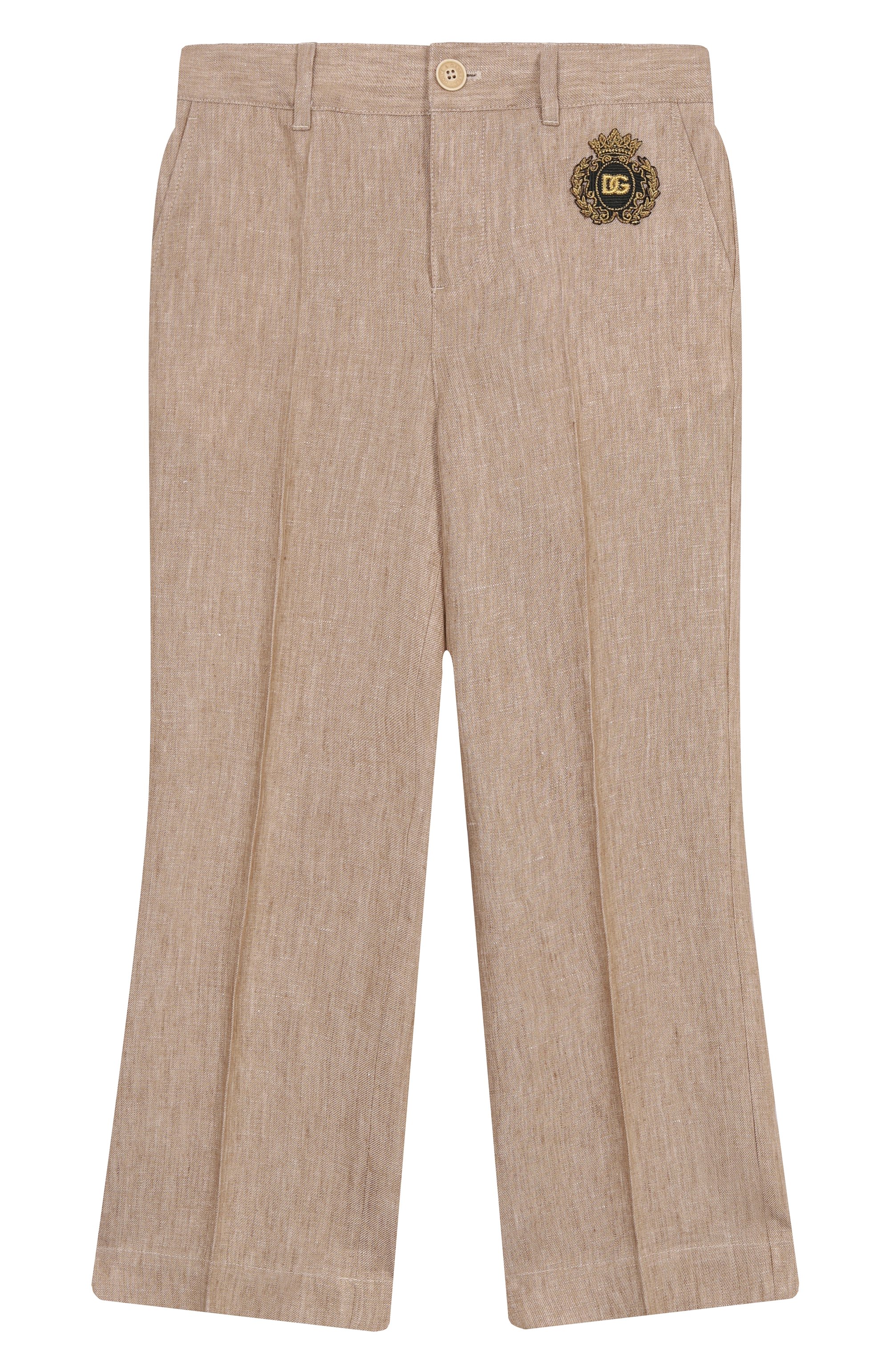 Льняные брюки DOLCE & GABBANA, арт. L44P73/FU4L0/2-6, фото 1