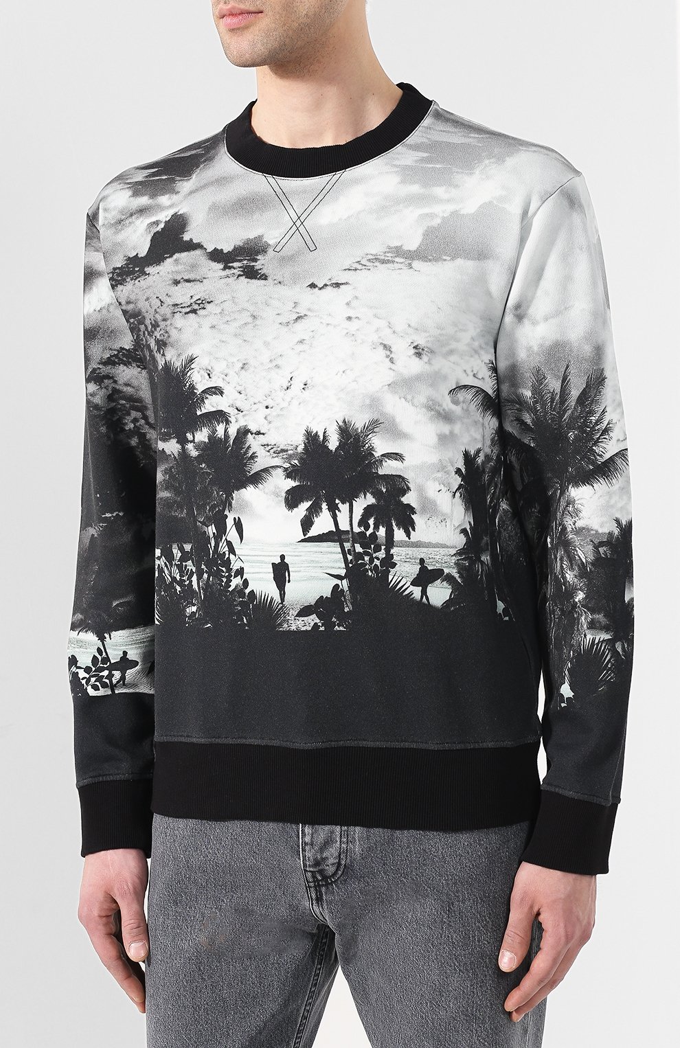 Хлопковый свитшот JUST CAVALLI, арт. S03GU0041/N25202, фото 3