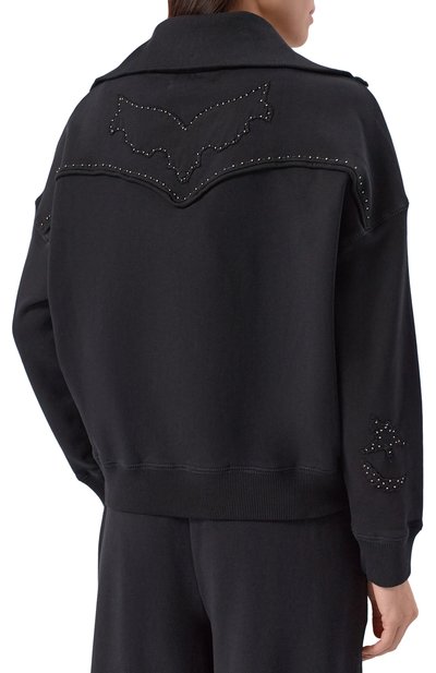 Хлопковая толстовка ZADIG AND VOLTAIRE, арт. JWSS01655, фото 4