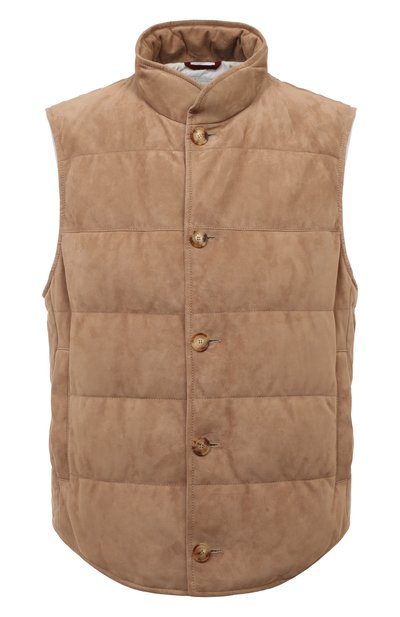 Мужской замшевый жилет BRUNELLO CUCINELLI, арт. M0PCL1922