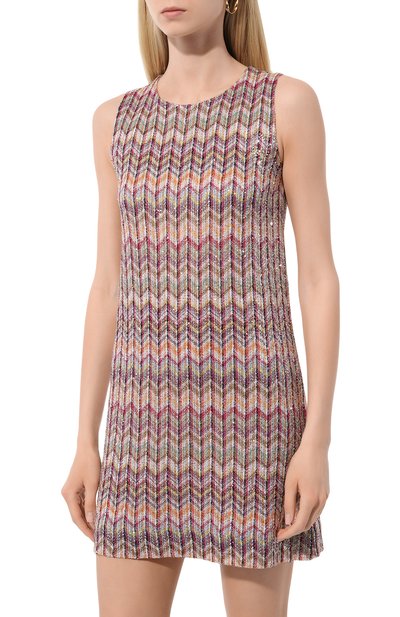 Платье MISSONI разноцветного цвета по цене 129500 руб., арт. DS24SG4F/BC004J, фото 3 Платье MISSONI, арт. DS24SG4F/BC004J, фото 3