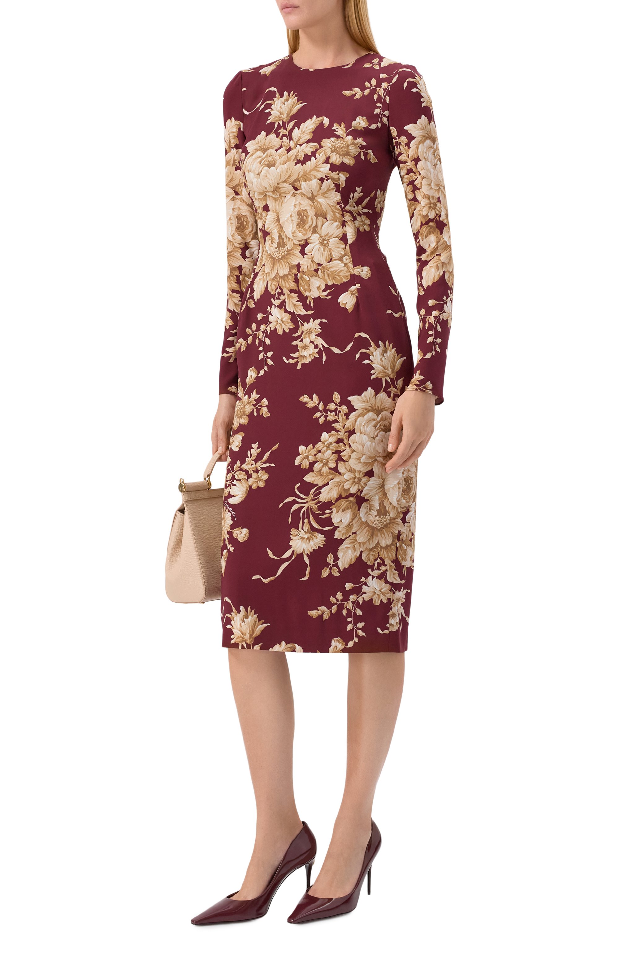 Шелковое платье DOLCE & GABBANA, арт. F6GAVT/FSA7Y, фото 2