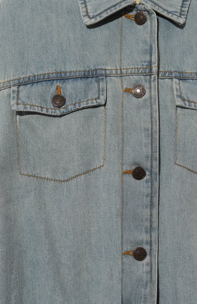 Джинсовая куртка DRIES VAN NOTEN голубого цвета по цене 72400 руб., арт. 242-010506-9378, фото 5 Джинсовая куртка DRIES VAN NOTEN, арт. 242-010506-9378, фото 5
