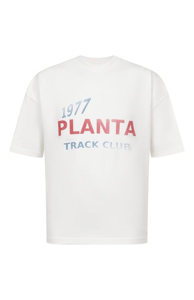 Женская хлопковая футболка PLANTA ROSA, арт. PR/T02/TRACK-CLUB/220VELVET