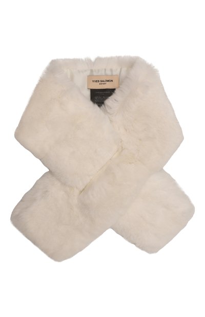 Меховой шарф из кролика YVES SALOMON ENFANT, арт. 21WEA306XXREXX