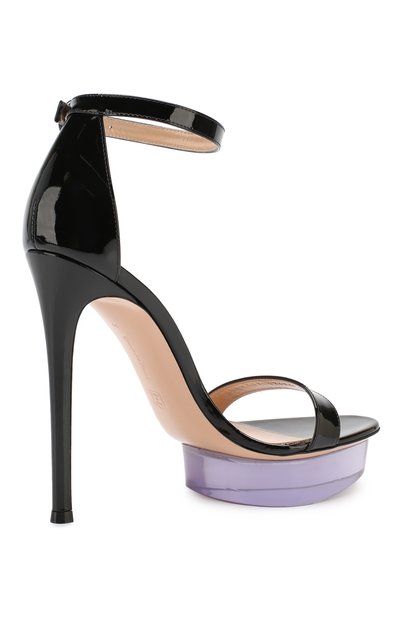 Кожаные босоножки GIANVITO ROSSI, арт. G61337.15RIC.VERNER0, фото 4