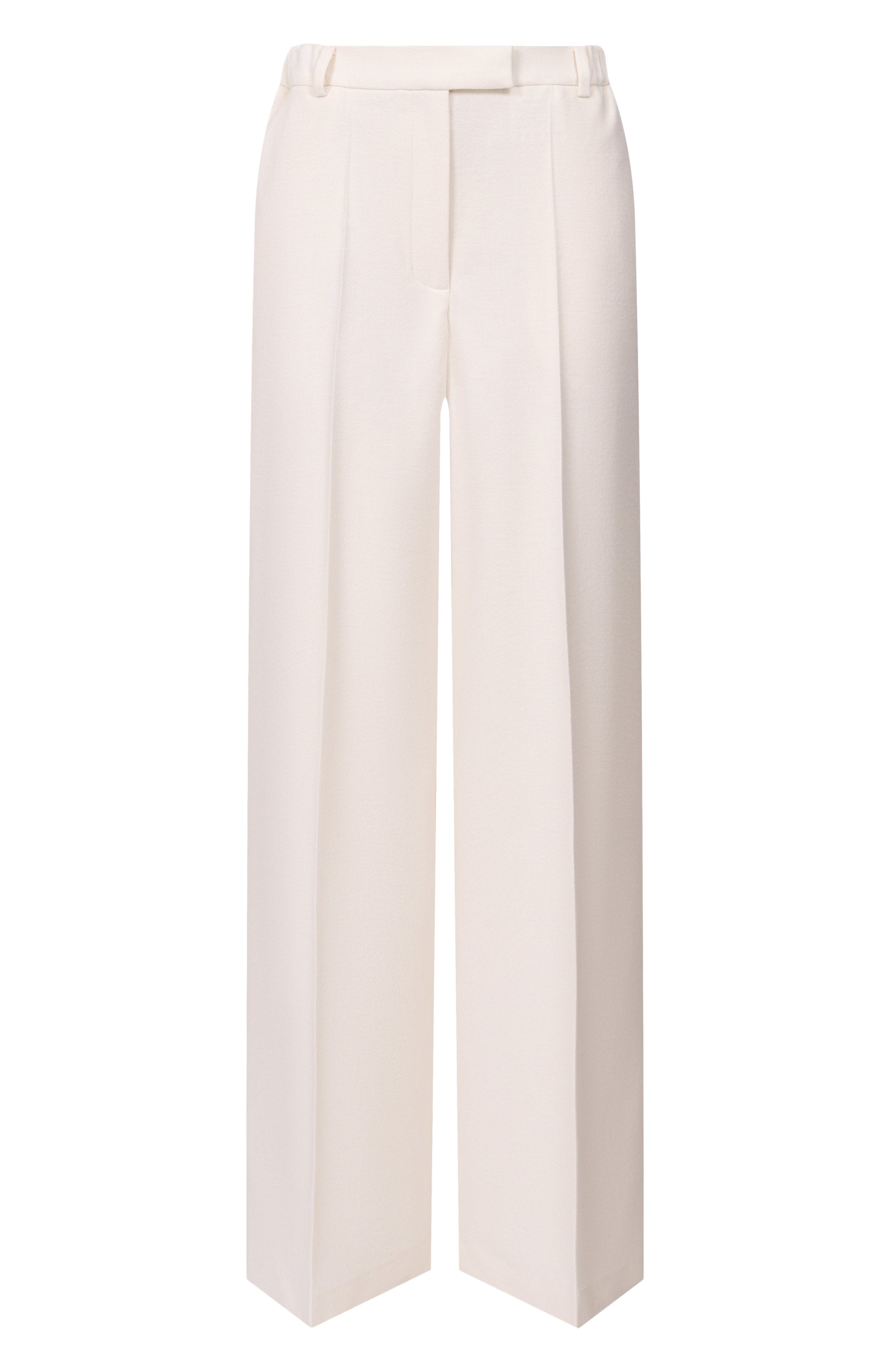 Брюки из шерсти и шелка SHERVARLI кремового цвета по цене 89000 руб., арт. TR26-0020, фото 1 Брюки из шерсти и шелка SHERVARLI, арт. TR26-0020, фото 1