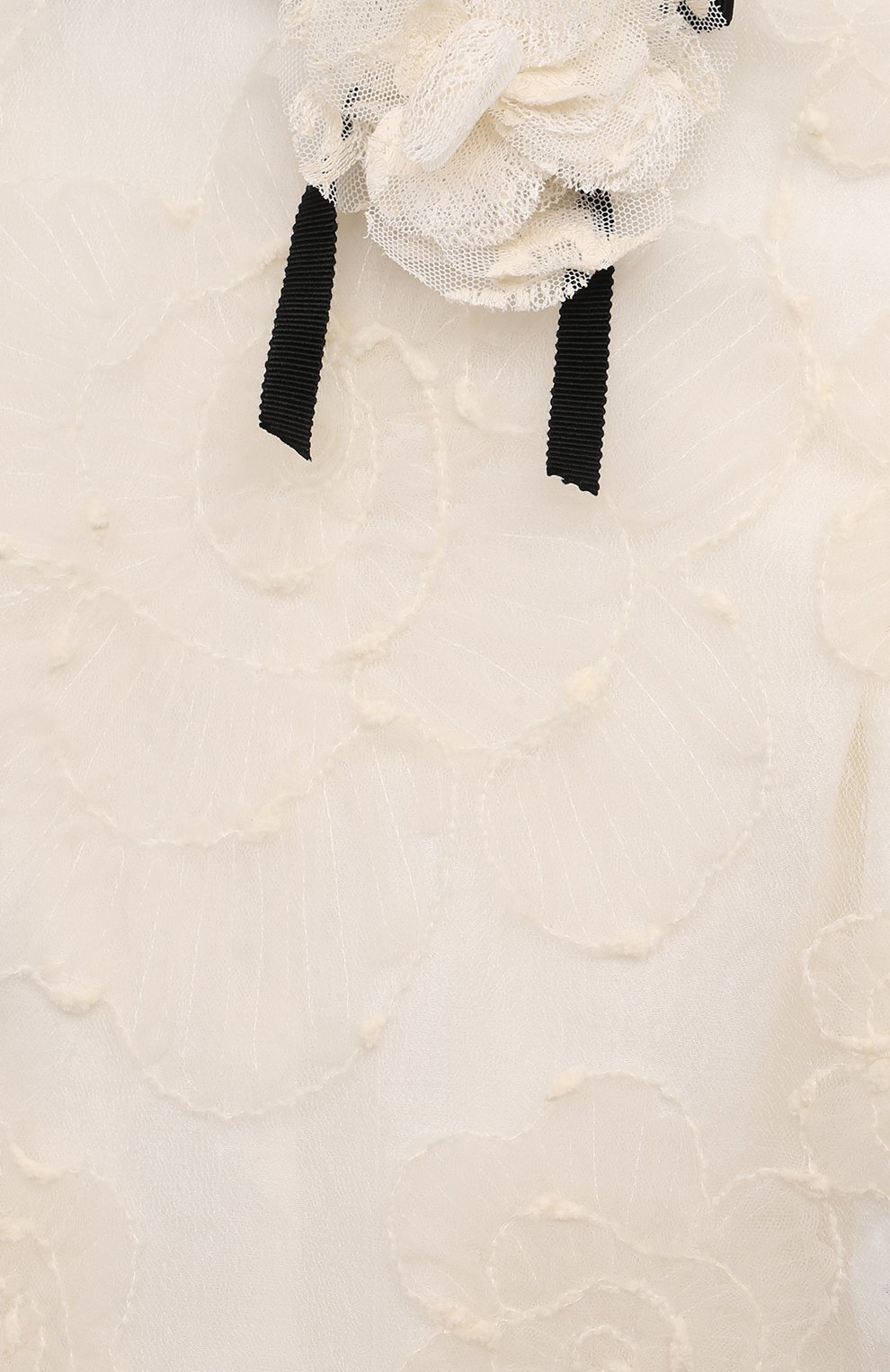 Топ DESIGNERS CAT кремового цвета по цене 20500 руб., арт. 100000K01001735/SAKE BL0USE/4A-8A, фото 3 Топ DESIGNERS CAT, арт. 100000K01001735/SAKE BL0USE/4A-8A, фото 3