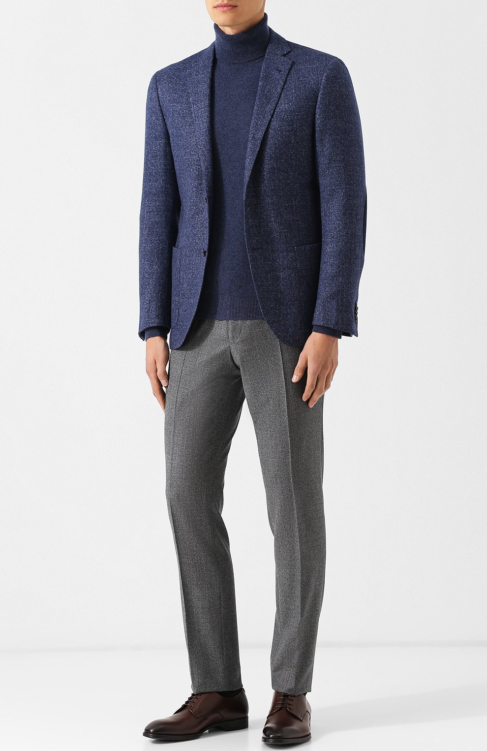 Однотонная кашемировая водолазка CORNELIANI, арт. 00M531-0025185/00, фото 2