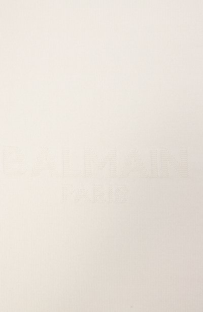 Плед из хлопка и шерсти BALMAIN, арт. BZ0340