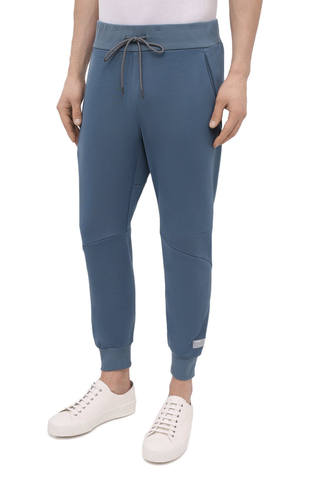 Джоггеры KAZUYUKI KUMAGAI синего цвета по цене 32550 руб., арт. AP11-219, фото 3 Джоггеры KAZUYUKI KUMAGAI, арт. AP11-219, фото 3