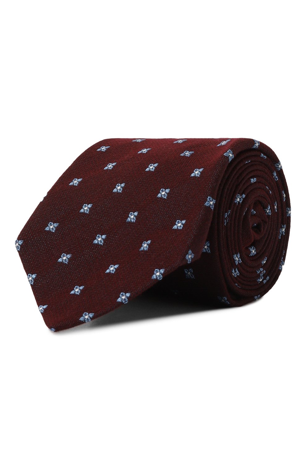 Галстук из хлопка и шелка LUIGI BORRELLI, арт. CR515092, фото 1