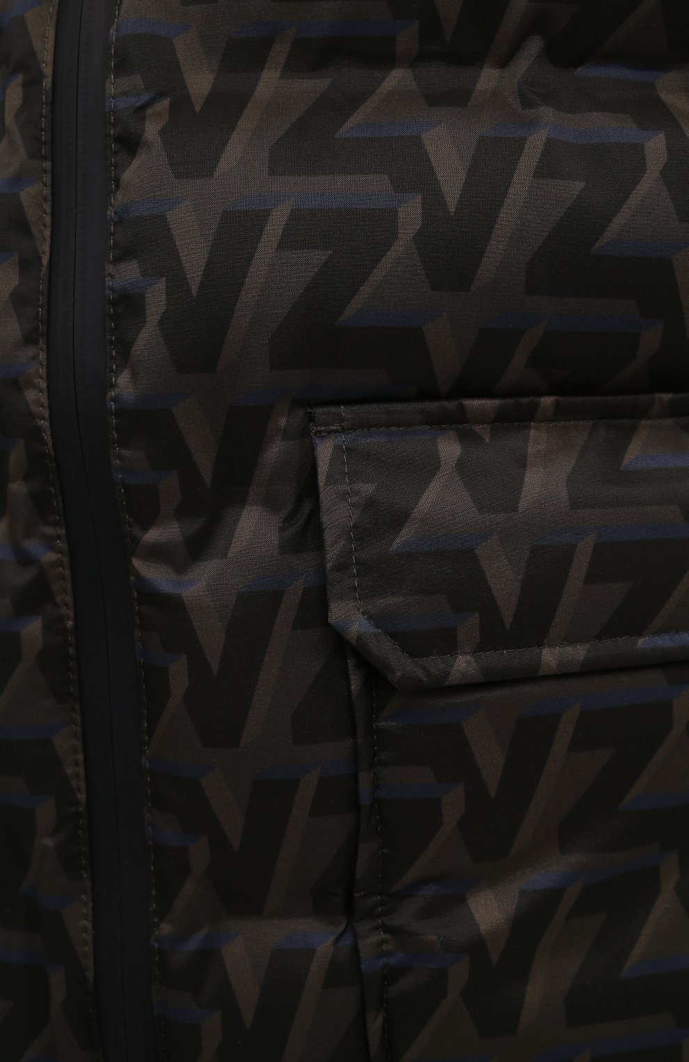 Пуховик ZADIG AND VOLTAIRE хаки цвета по цене 42400 руб., арт. WKCD3403F, фото 5 Пуховик ZADIG AND VOLTAIRE, арт. WKCD3403F, фото 5