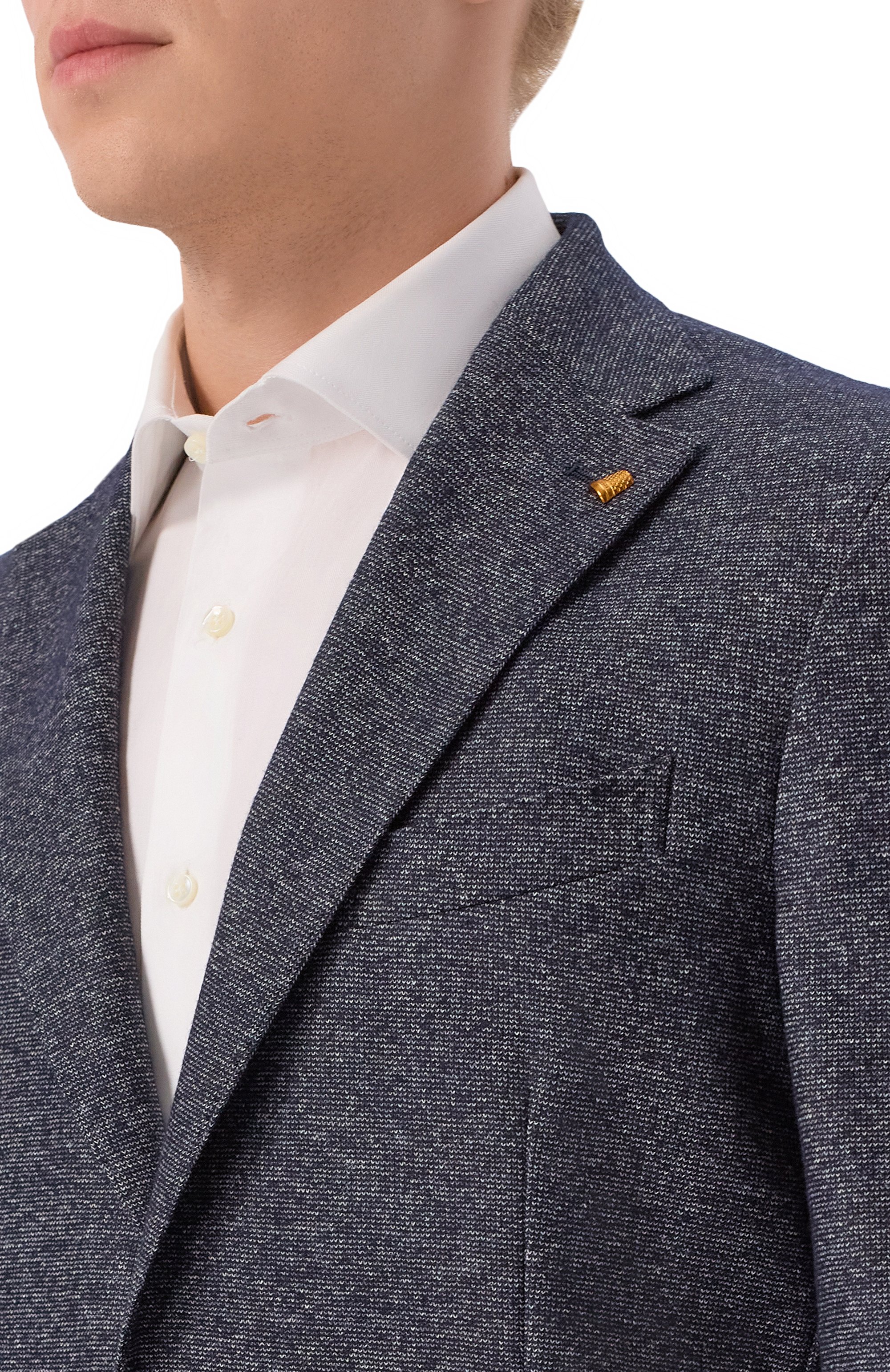 Пиджак из шерсти и хлопка SARTORIA LATORRE, арт. JD74/JI130, фото 6