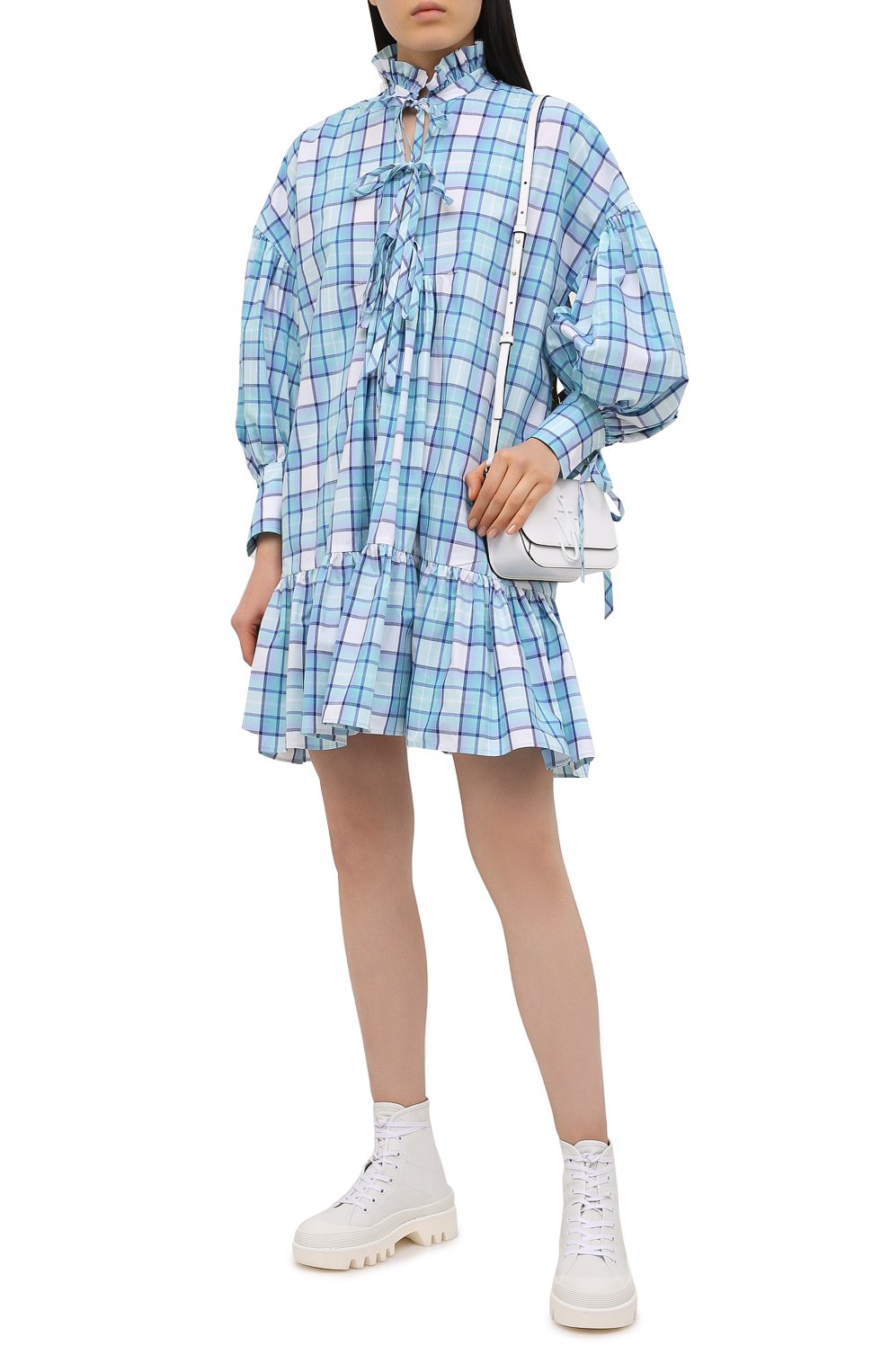 Хлопковое платье MSGM, арт. 3041MDA19A 217005, фото 2