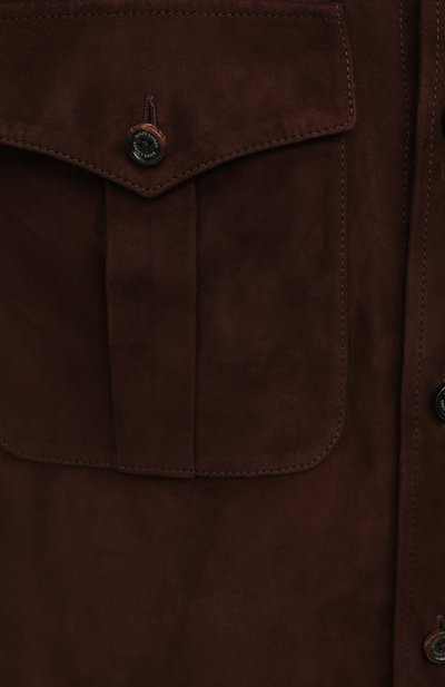 Замшевая рубашка RALPH LAUREN, арт. 790654923, фото 5