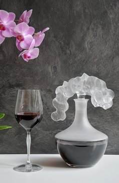 Графин orchid LALIQUE прозрачного цвета, арт. 10709400 | Фото 2 (Региональные ограничения белый список (Axapta Mercury): Не проставлено; Нос: Не проставлено; Ограничения доставки: fragile-2)