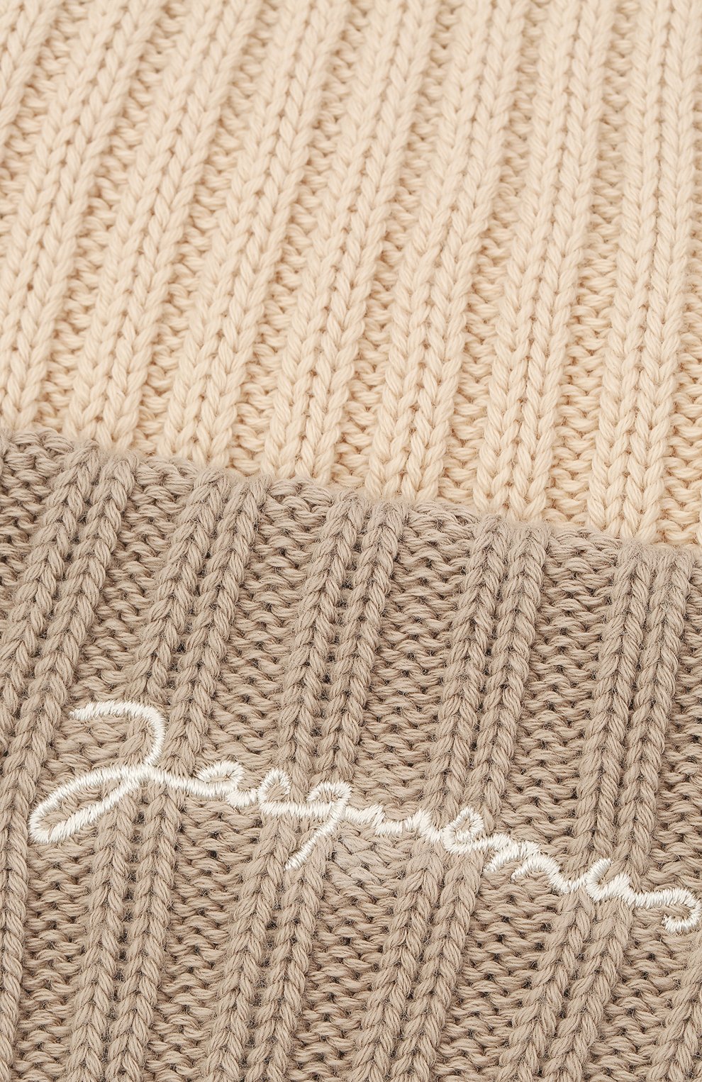 Хлопковая шапка le bonnet JACQUEMUS, арт. 206AC07/514160, фото 3