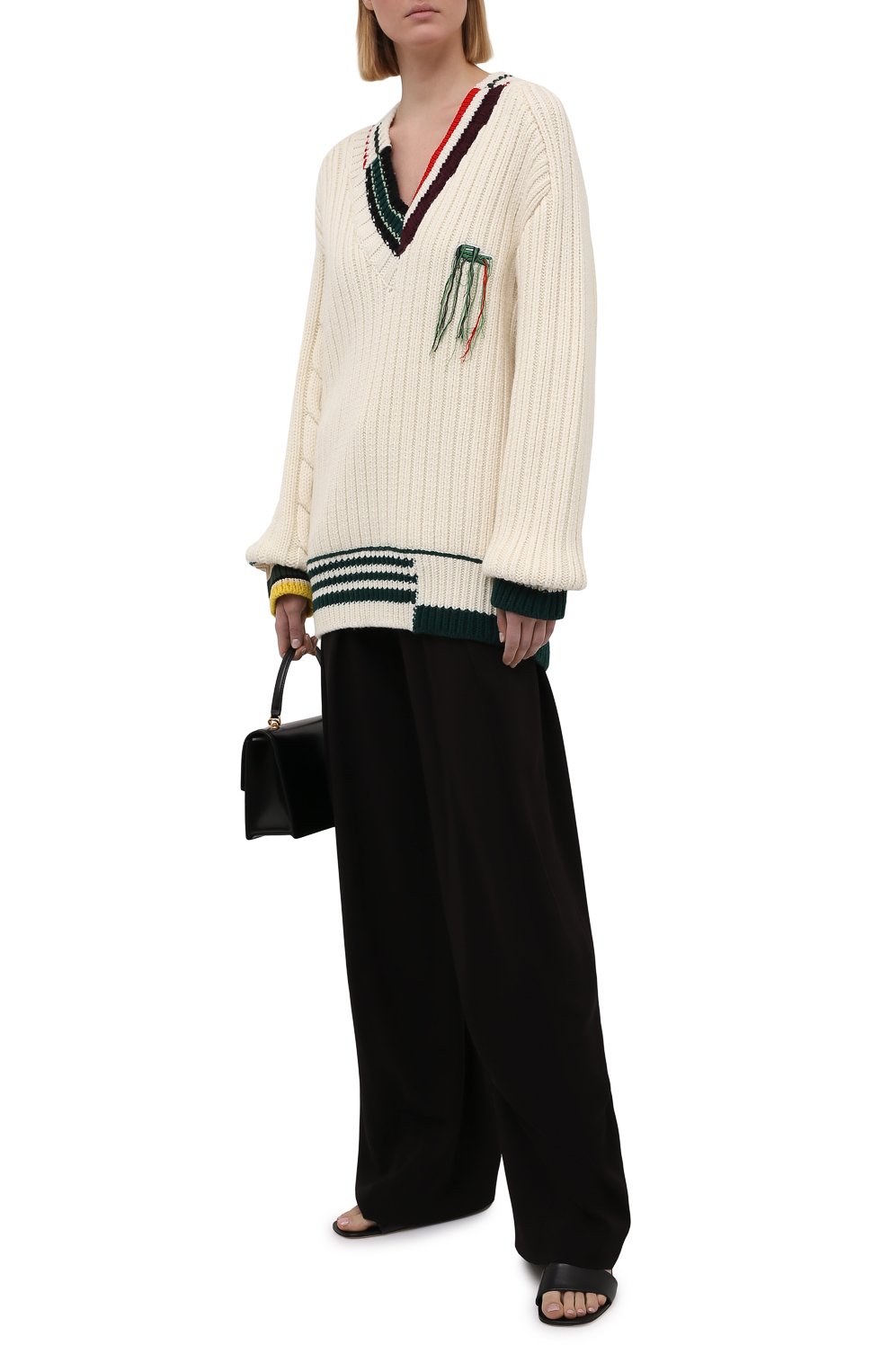 Шерстяной свитер LACOSTE, арт. AH04372CQ, фото 2