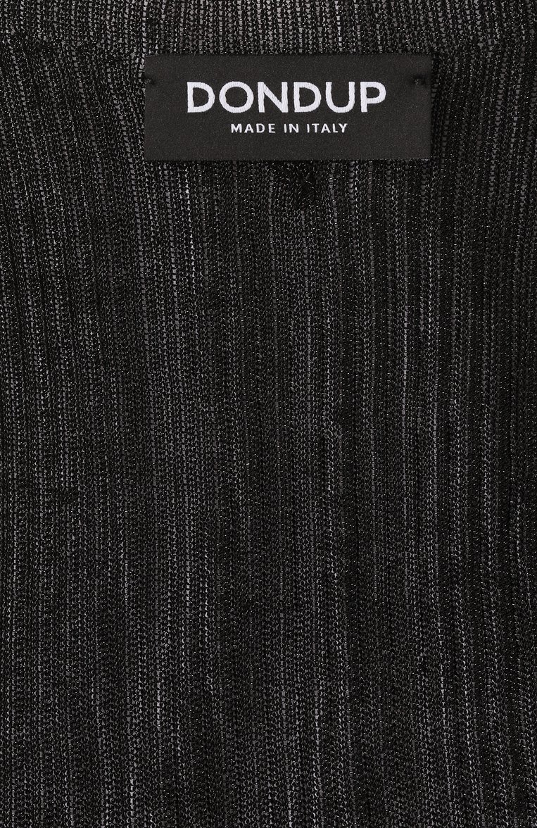 Женское платье из вискозы DONDUP черного цвета, арт. DA462/M00958D 002 | Фото 6 (Длина Ж (юбки, платья, шорты): Макси; Драгоценные камни: Проставлено; Материал внешний: Вискоза, Металлизированное волокно, Синтетический материал; Материал сплава: Проставлено; Случай: Повседневный; Женское Кросс-КТ: Платье-одежда; Кросс-КТ: Трикотаж; Стили: Кэжуэл; Рукава: На бретелях)