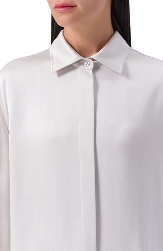 Шелковая блузка MVST M25.1PW.B004/SILK Серый  M25.1PW.B004/SILK Фото 5