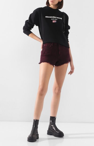 Джинсовые шорты ALEXANDERWANG.T, арт. 4DC1204689, фото 2