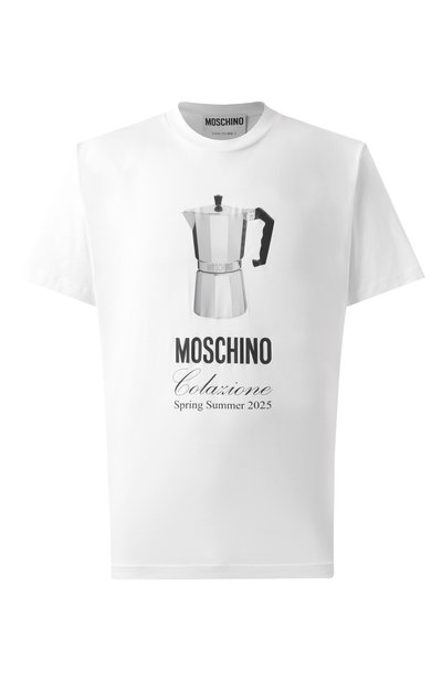 Мужская хлопковая футболка MOSCHINO, арт. A0706/0241