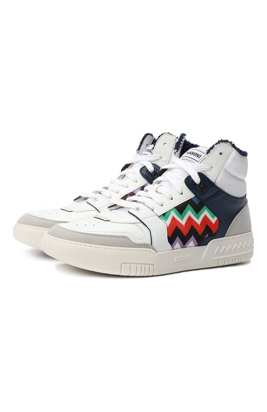 

Кеды из экокожи Missoni, Синий