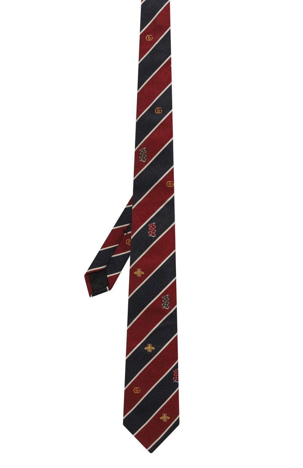 Шелковый галстук GUCCI бордового цвета по цене 25920 руб., арт. 545077 4E002, фото 3 Шелковый галстук GUCCI, арт. 545077 4E002, фото 3
