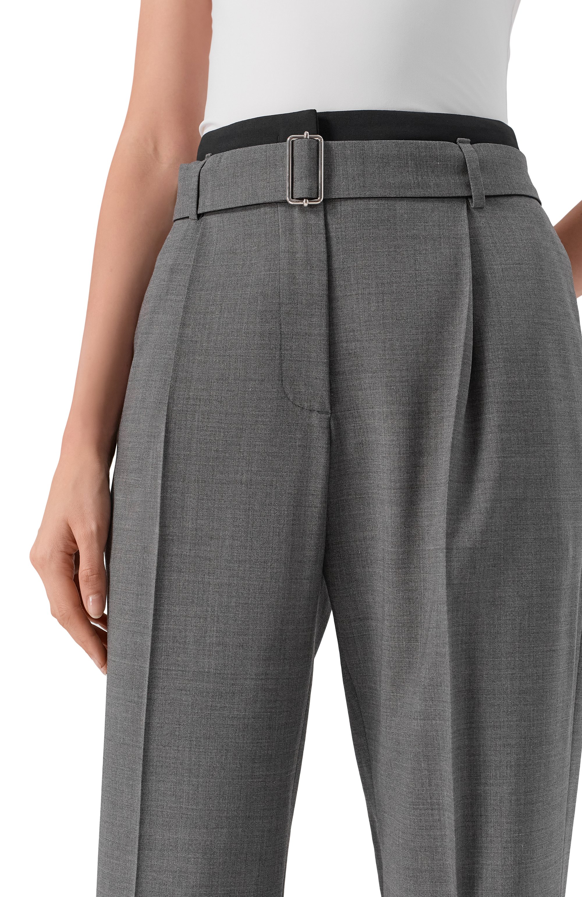 Шерстяные брюки MSGM, арт. 3941MDP04Y/257605, фото 5