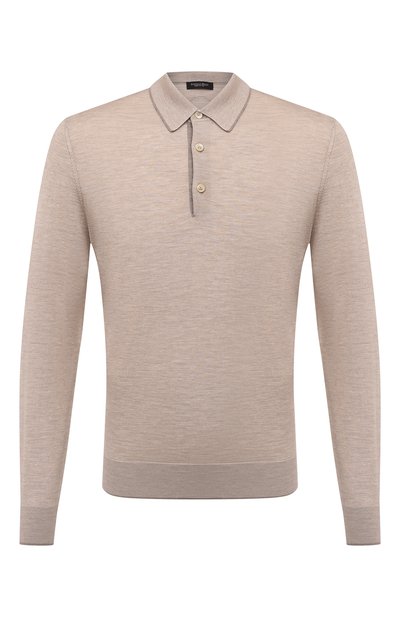 Мужская поло из шерсти и шелка STEFANO RICCI, арт. K606307P03/F22460