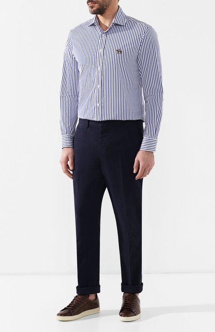 Мужская хлопковая сорочка с воротником кент RALPH LAUREN, арт. 790730897