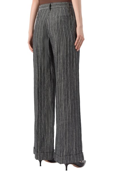 Льняные брюки BRUNELLO CUCINELLI, арт. MH542P8492, фото 4