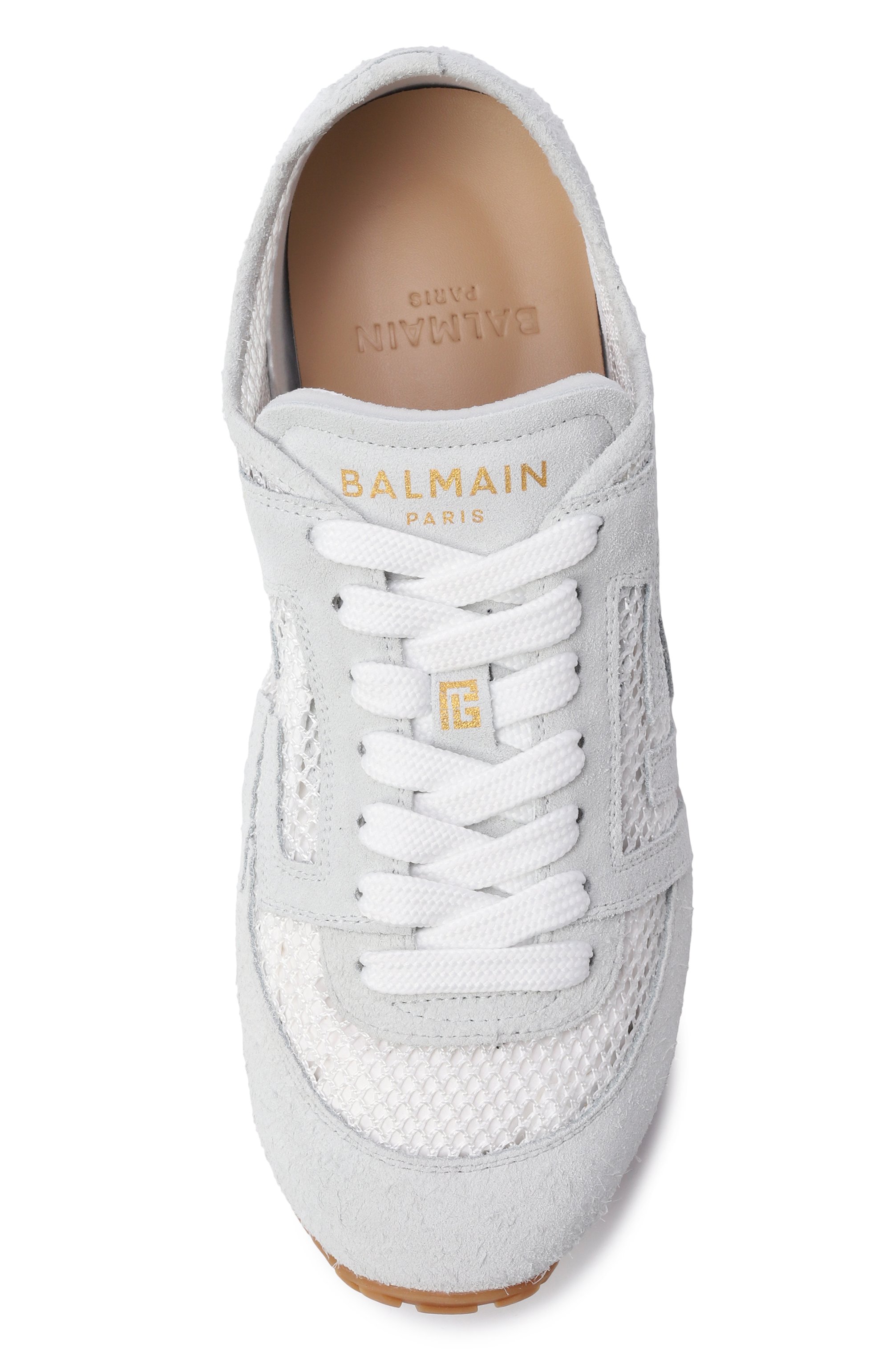 Текстильные кроссовки racer 45 BALMAIN, арт. GN1VI761/THCM, фото 6